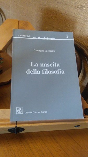 LA NASCITA DELLA FILOSOFIA