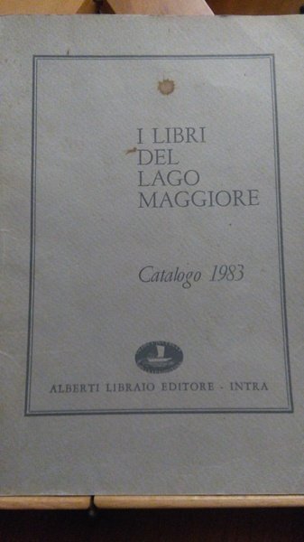 I LIBRI DEL LAGO MAGGIORE CATALOGO 1983