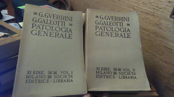 PATOLOGIA GENERALE VOLUME I E II