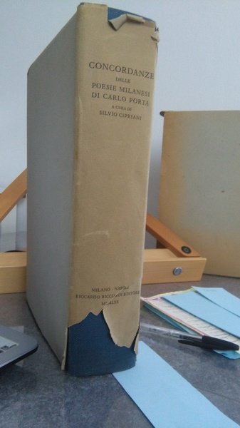 CONCORDANZE DELLE POESIE MILANESI DI CARLO PORTA