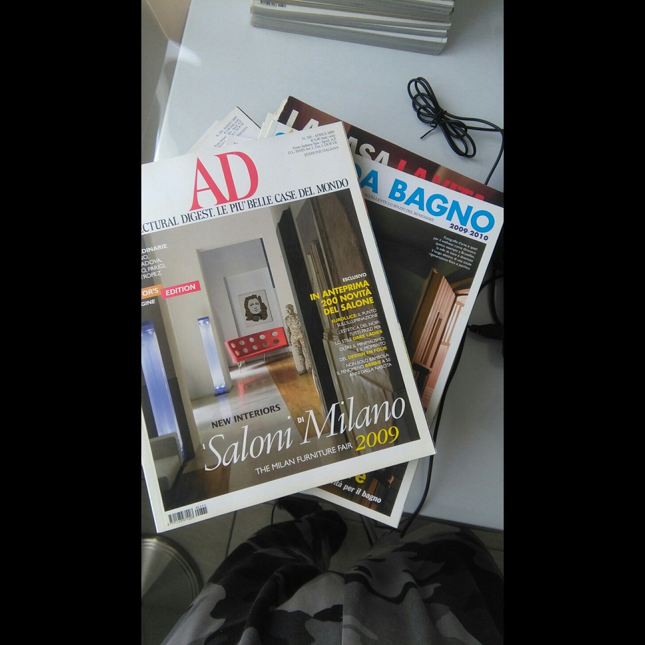 ARCHITECTURAL DIGEST 2009. ANNATA COMPLETA + 4 SUPPLEMENTI