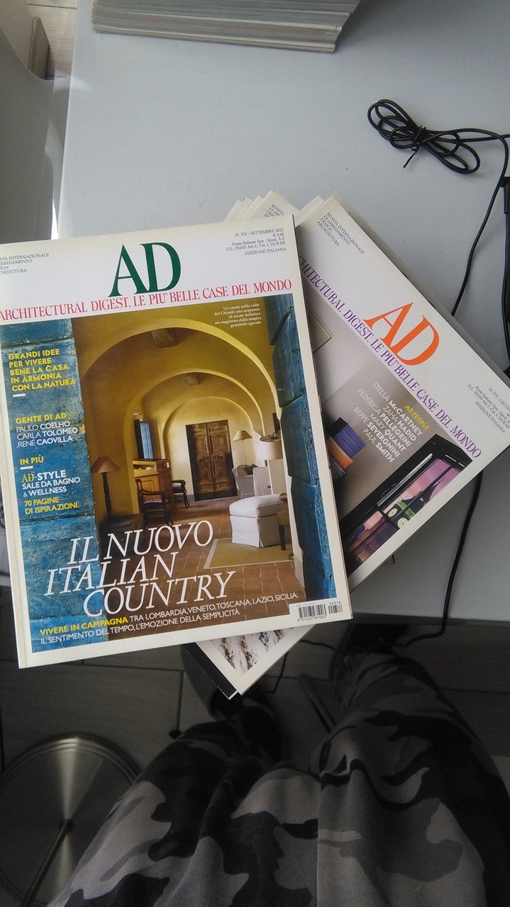 ARCHITECTURAL DIGEST 2012. ANNATA COMPLETA + 3 SUPPLEMENTI