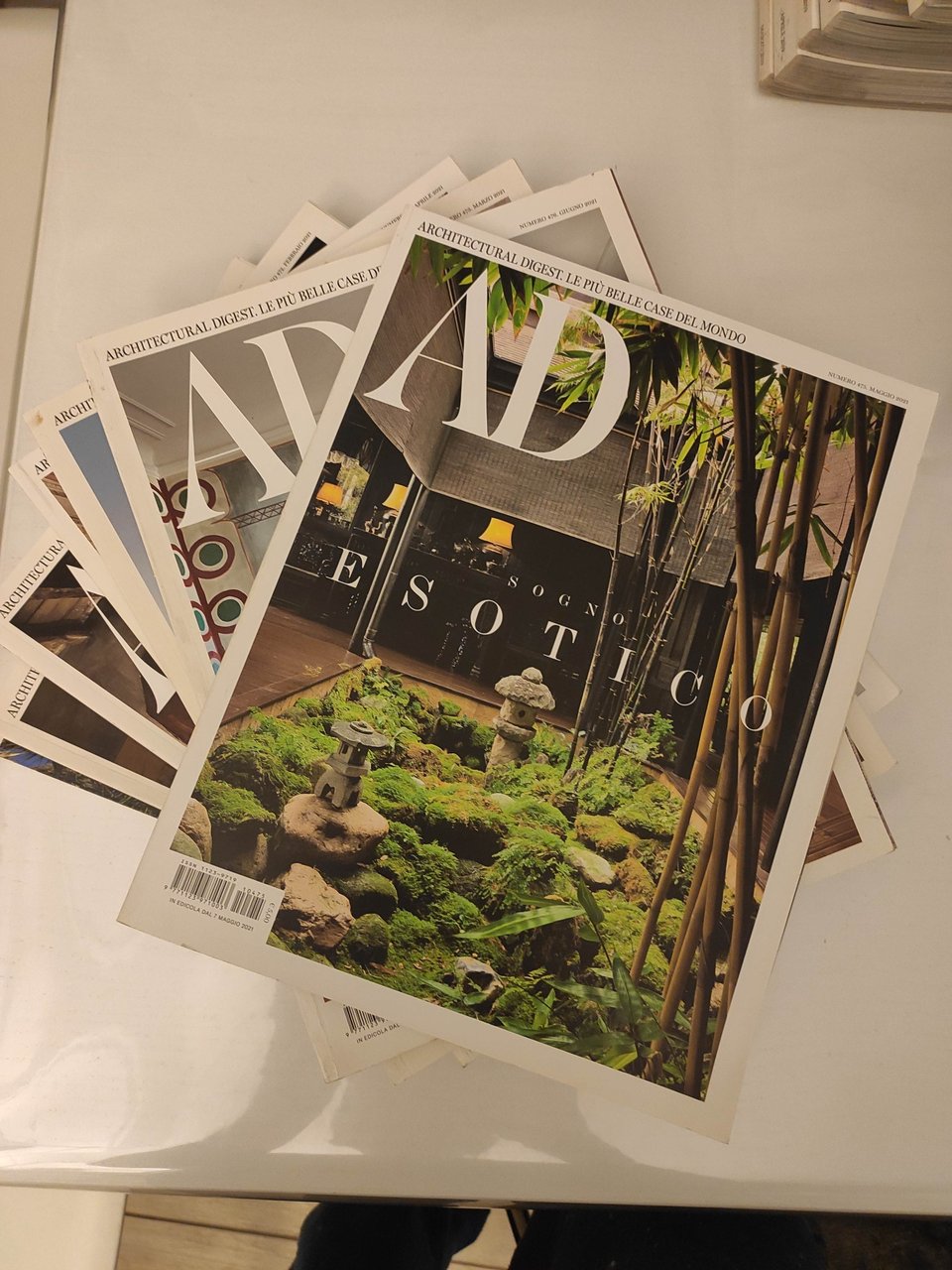 ARCHITECTURAL DIGEST 2021. DA GENNAIO A GIUGNO + 1 SUPPLEMENTO