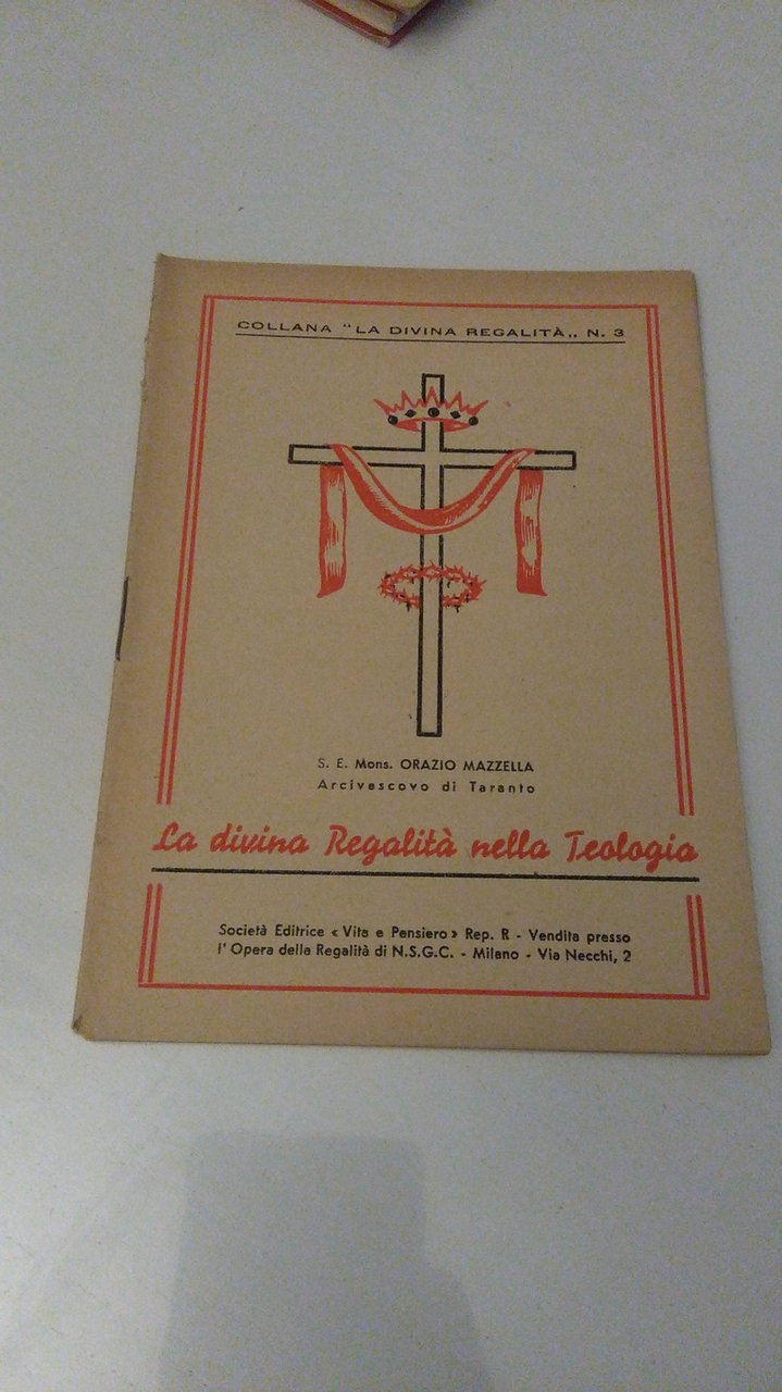 LA DIVINA REGALITA' NELLA TEOLOGIA