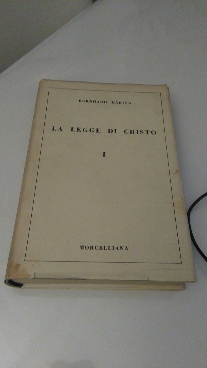 LA LEGGE DI CRISTO I