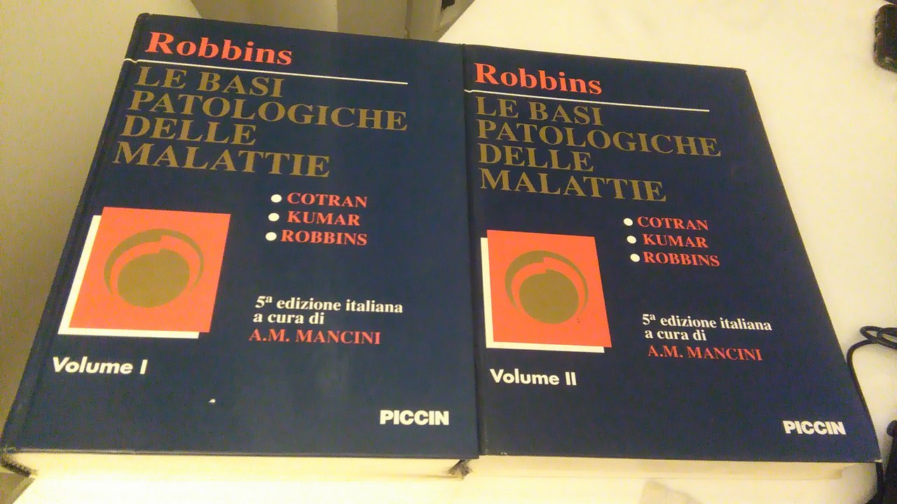 LE BASI PATOLOGICHE DELLE MALATTIE. 2 VOLUMI. 5' EDIZIONE