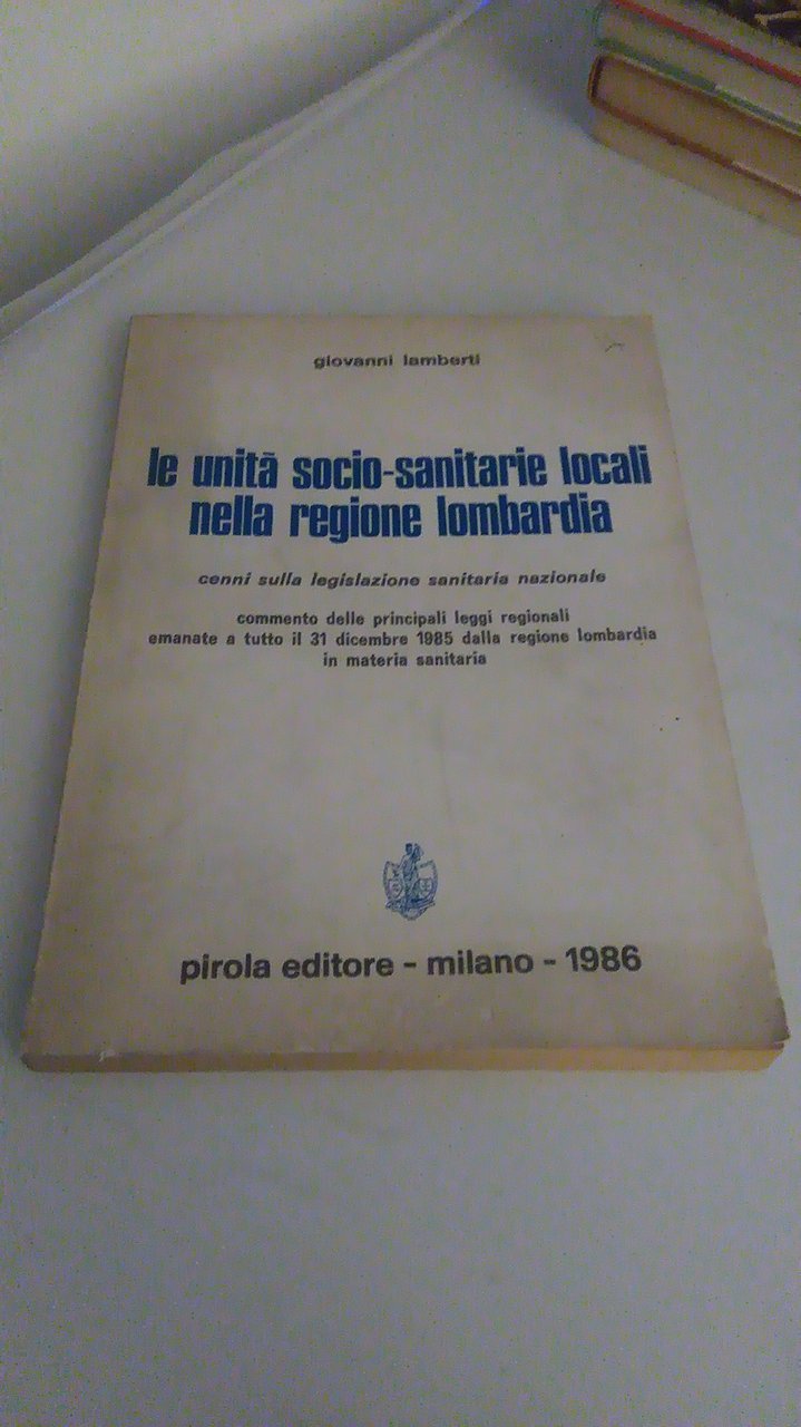 LE UNITA' SOCIO SANITARIE LOCALI NELLA REGIONE LOMBARDIA | Immagine principale