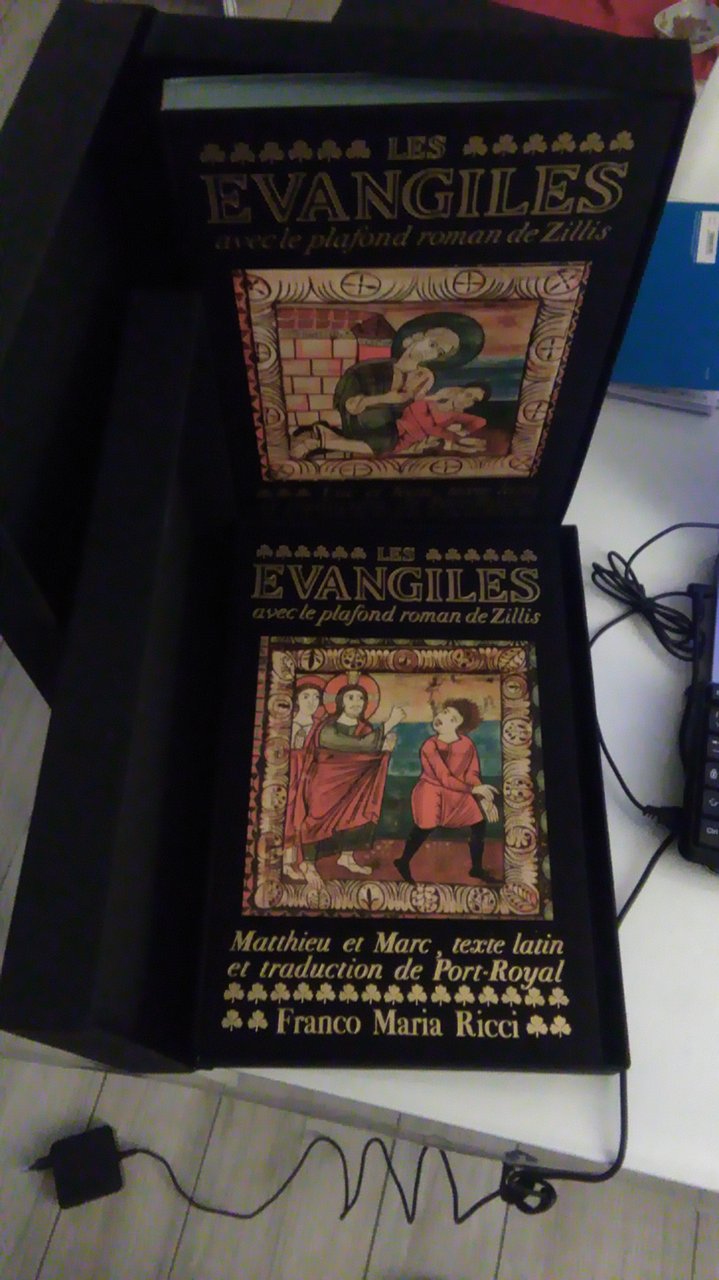 LES EVANGILES AVEC LE PLAFOND ROMAN DE ZILLIS. 2 VOLUMI …
