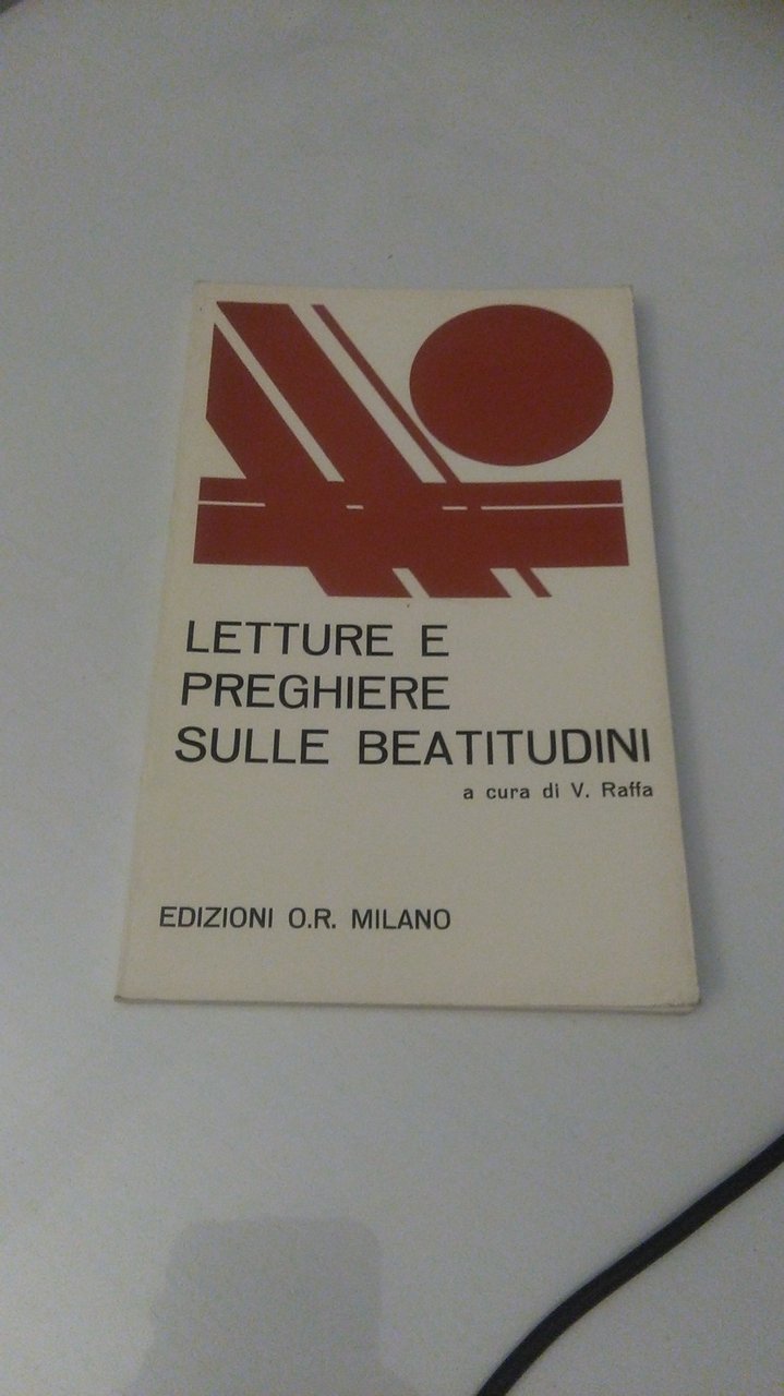 LETTURE E PREGHIERE SULLE BEATITUDINI