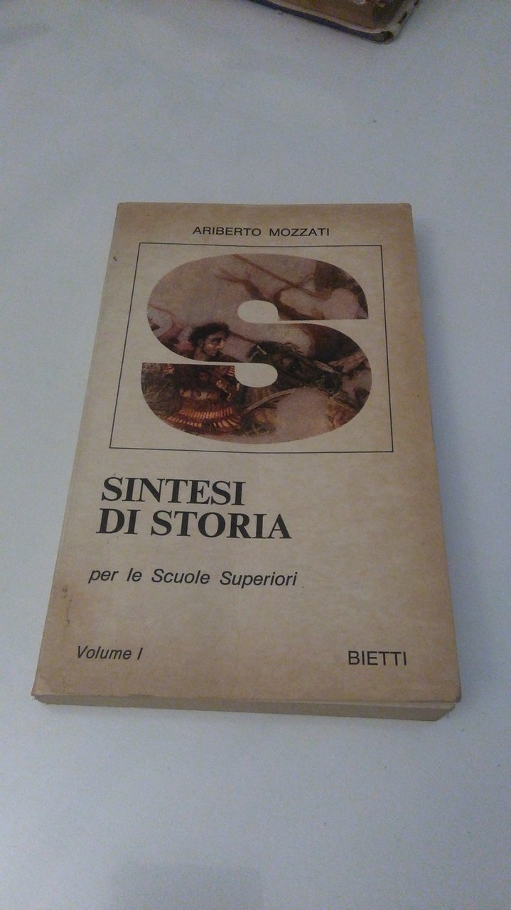 SINTESI DI STORIA PER LE SCUOLE SUPERIORI VOLUME I