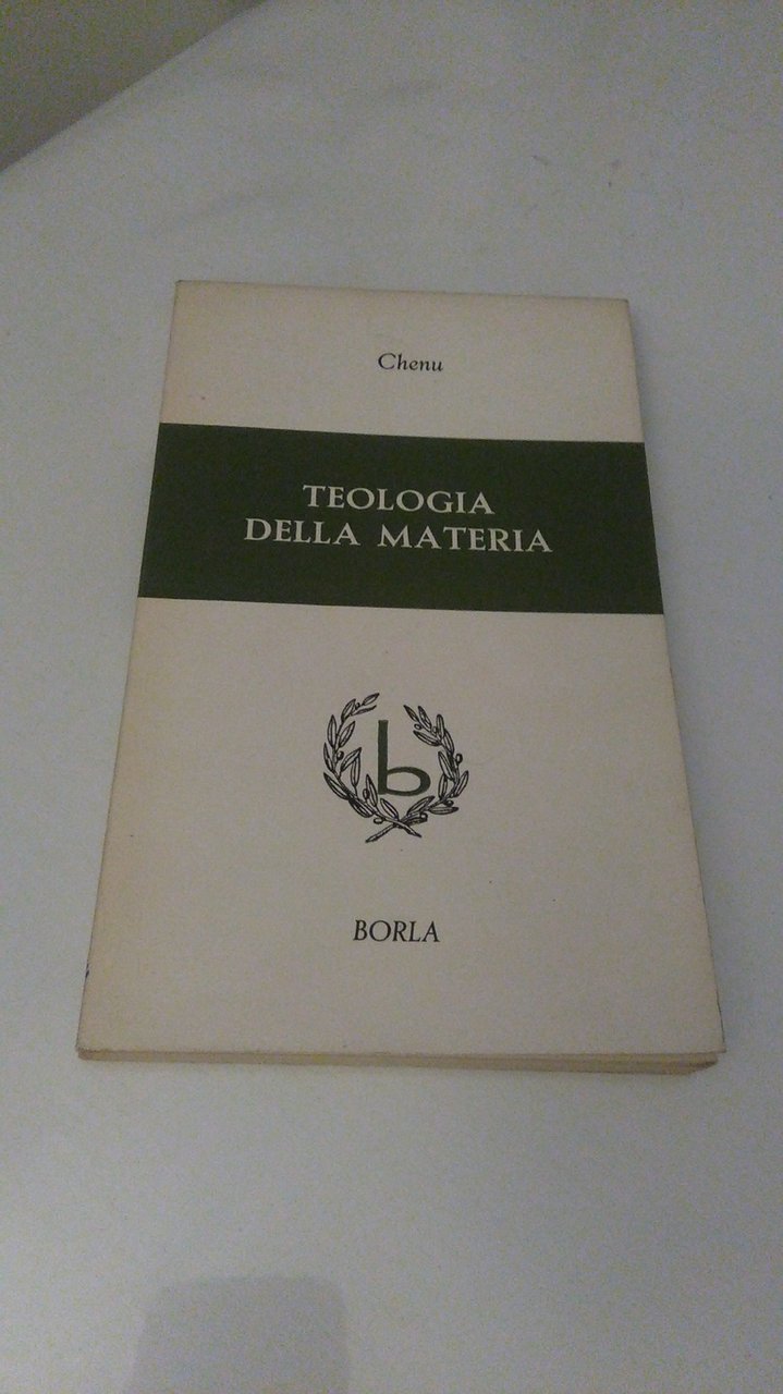 TEOLOGIA DELLA MATERIA
