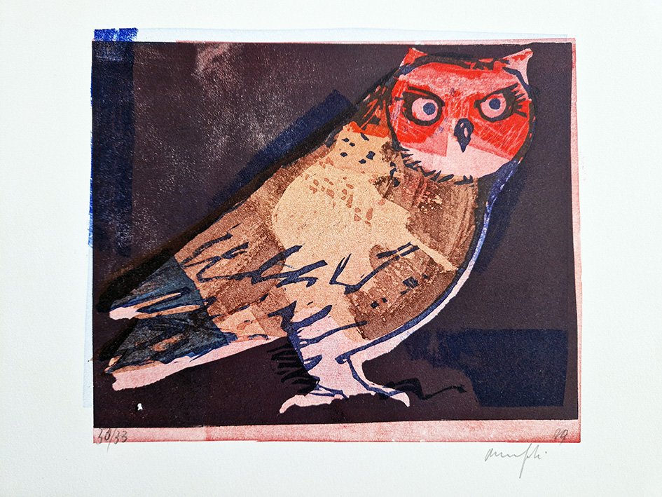 Animali. Dieci linoleum a colori.