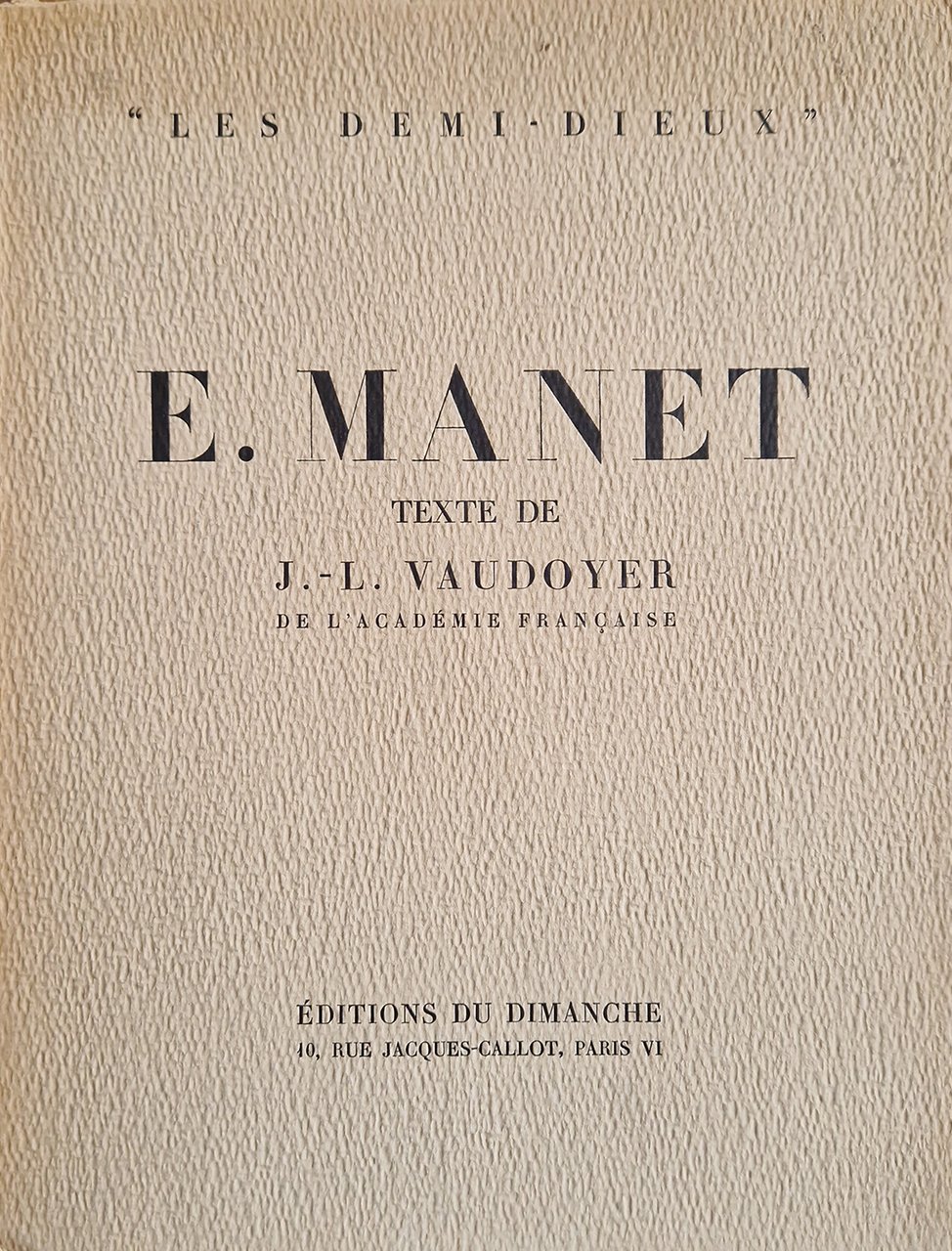 Edouard Manet.