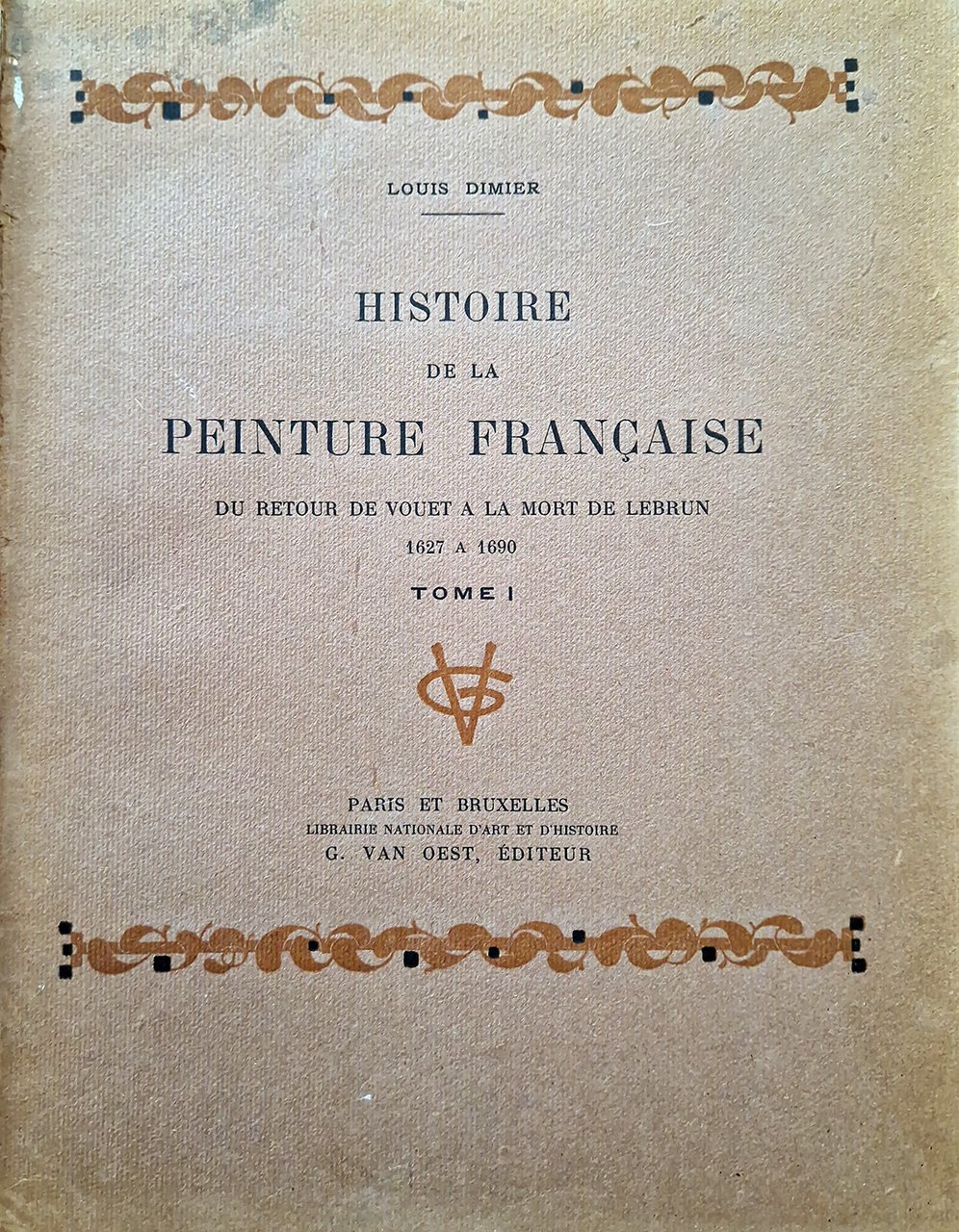 Histoire de la peinture Francaise des origines au retour de …