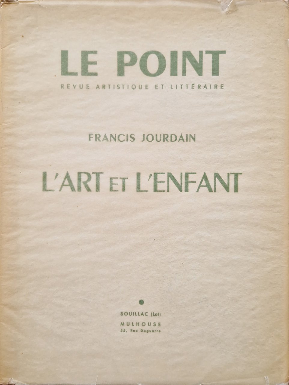 L'art et l'enfant.