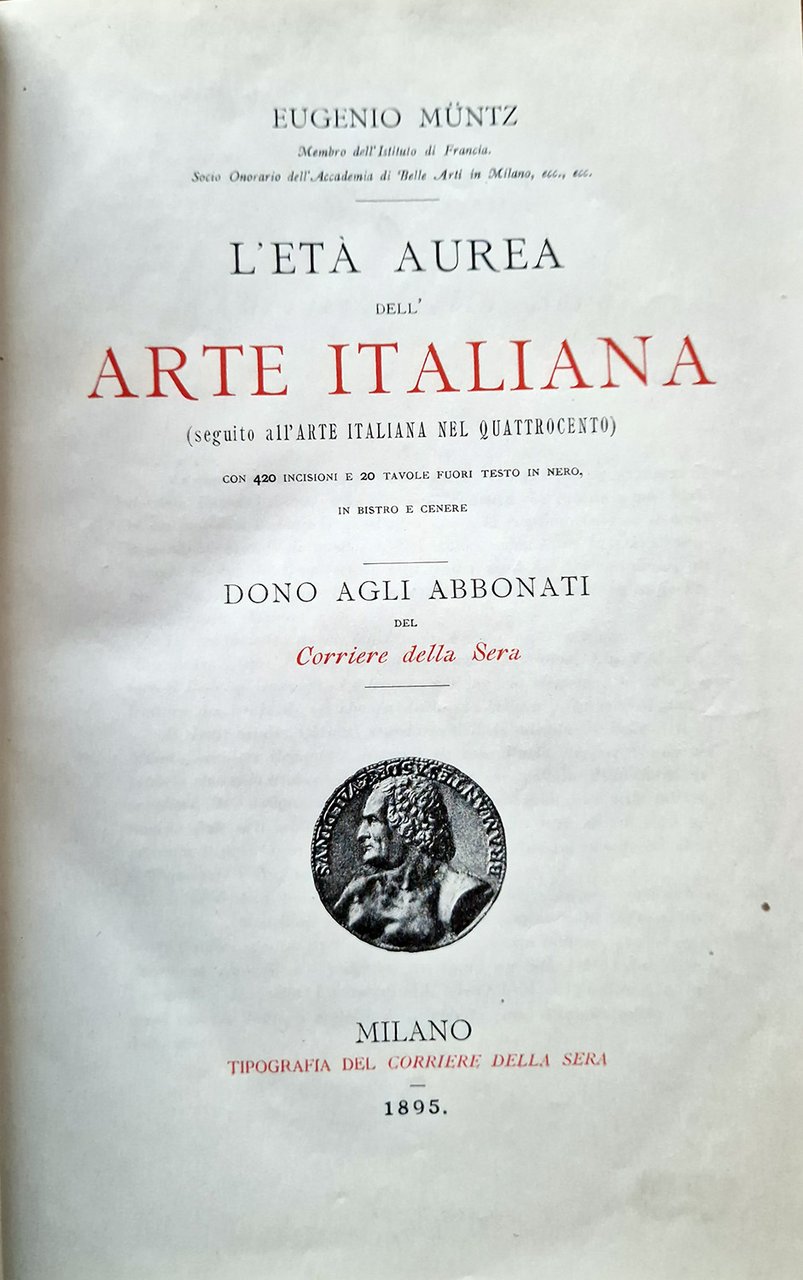 L'età aurea dell'Arte Italiana.