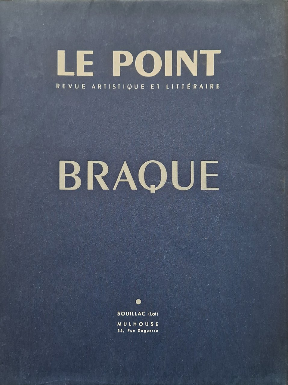 Le Point Revue Artistique et Littéraire.