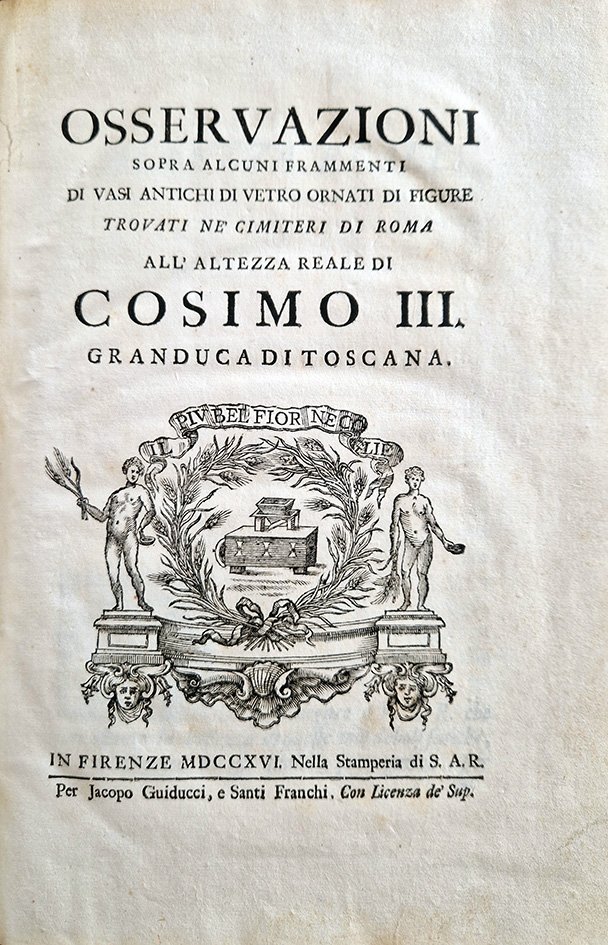 Osservazioni sopra alcuni frammenti di vasi antichi di vetro ornati …