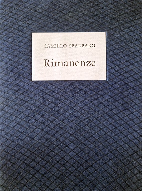 Rimanenze. Incisioni di Giulia Napoleone.