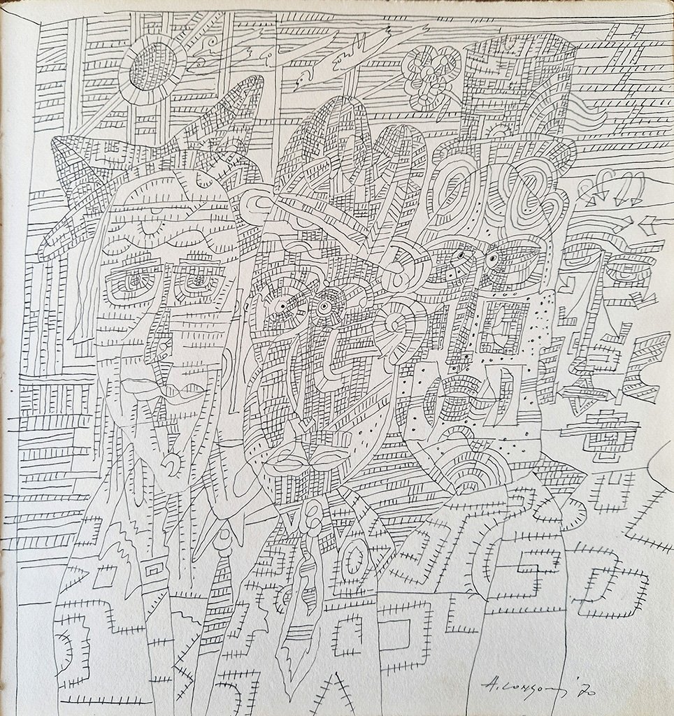 "Sonenò II°" 70/71. Cahier d'artiste.