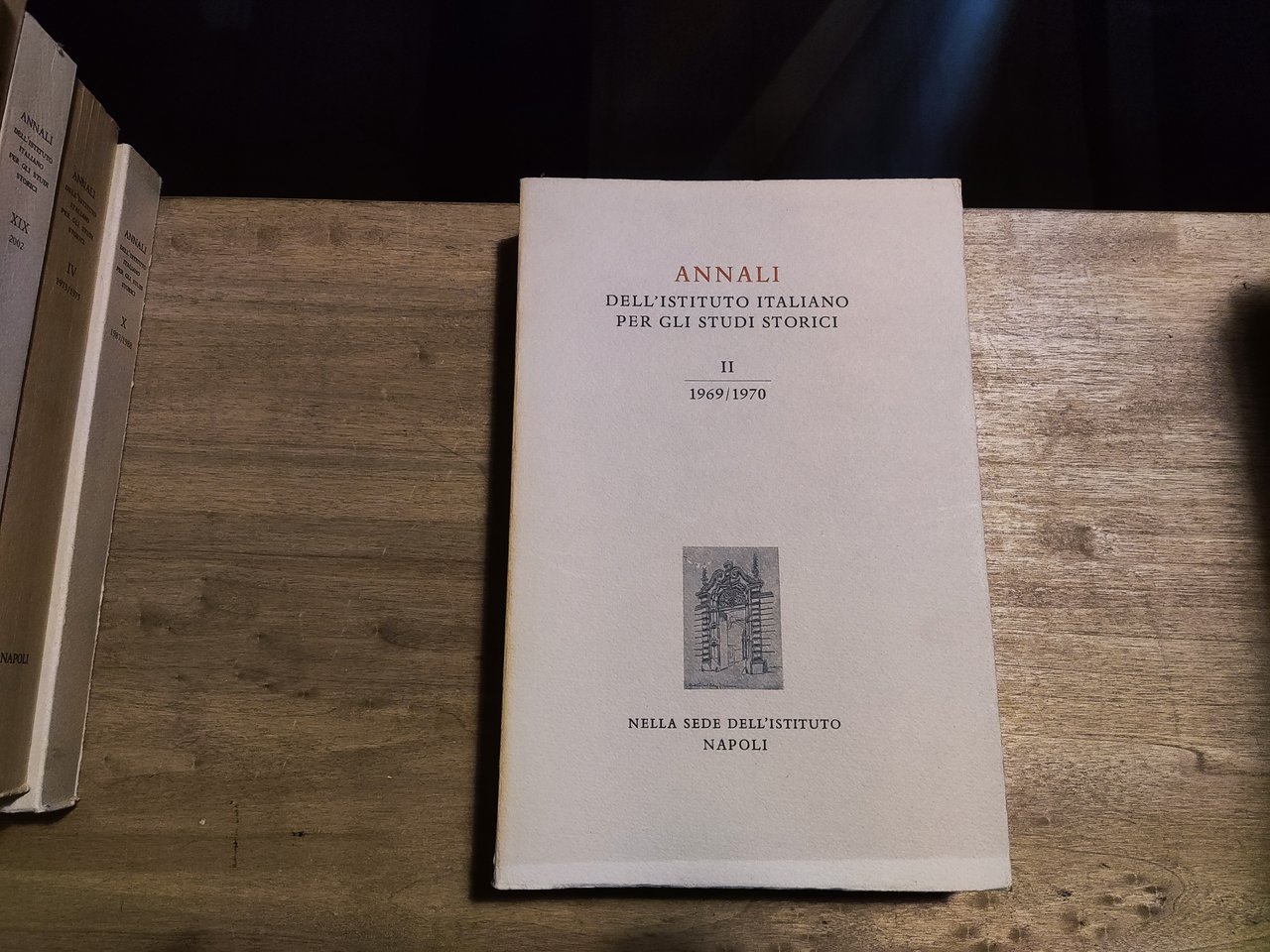 Annali dell'Istituto Italiano per gli Studi Storci II 1969/1970