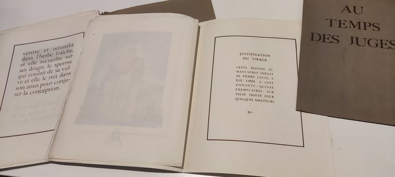 Au temps des Juges Chants bibliques de Pierre Louys