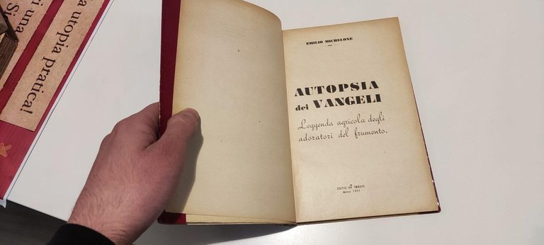 Autopsia dei Vangeli Leggenda agricola degli adoratori del grano