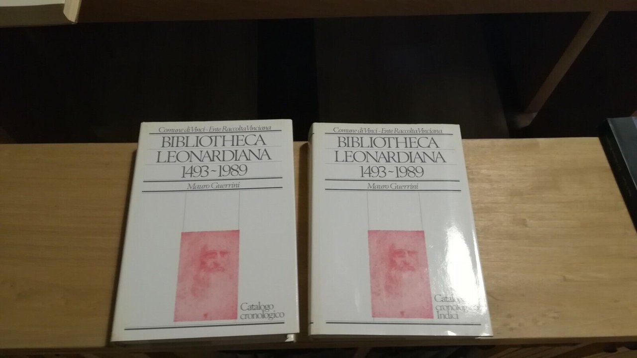 Bibliotheca leonardiana 1493-1989 2 VOLUMI