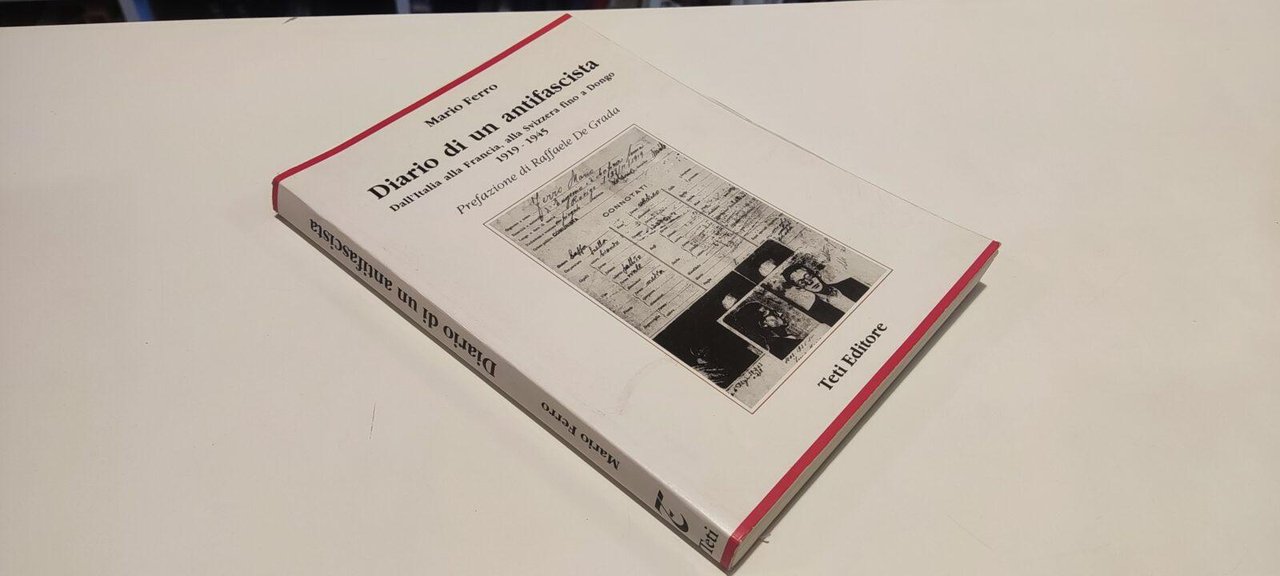 Diaro di un antifascista, con lettera autografa dell'autore | Immagine principale