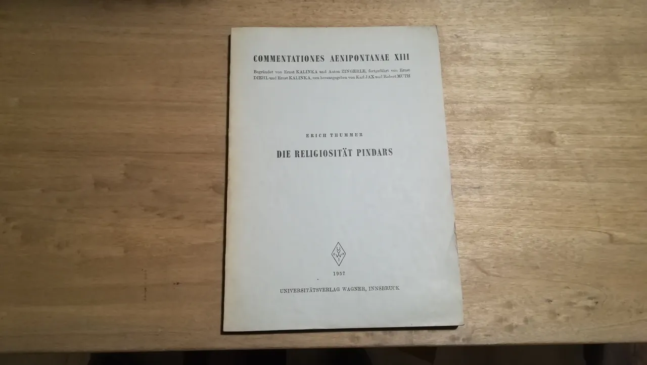 Die religiositat Pindars | Immagine principale