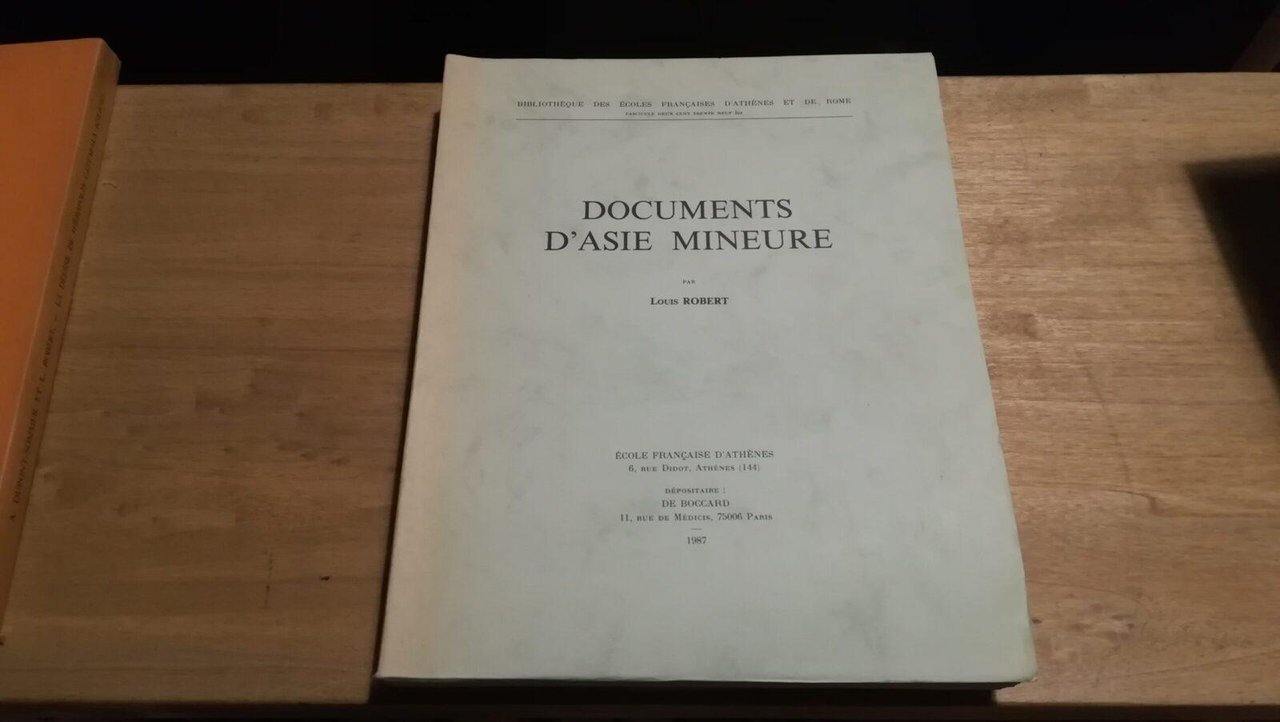 Documents d'Asie Mineure