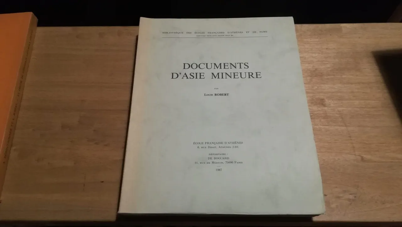 Documents d'Asie Mineure | Immagine principale