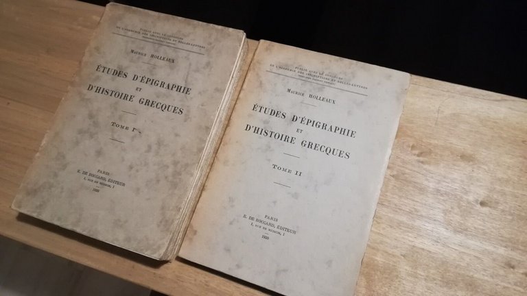 Etudes d'иpigraphie et d'histoire grecques. 2 vol