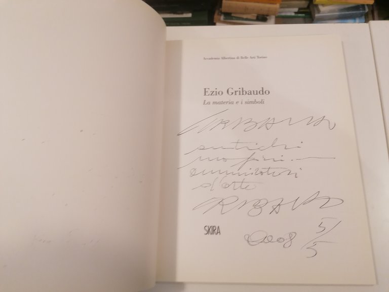 Ezio Gribaudo. La materia e i simboli