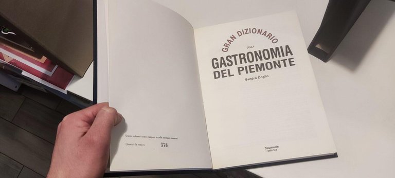 Gran Dizionario Della Gastronomia Del Piemonte