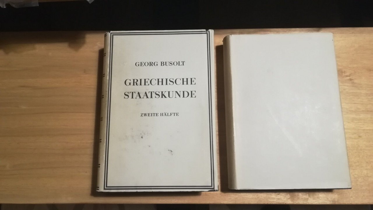 Griechische staatskunde. 2 vol