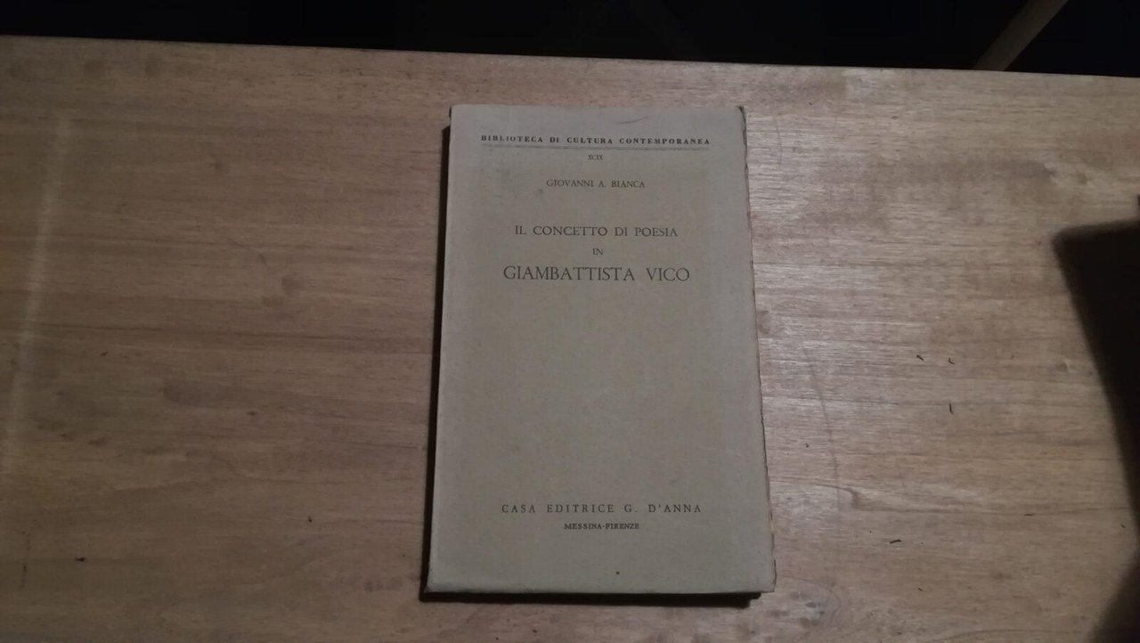 Il concetto di poesia in Giambattista Vico