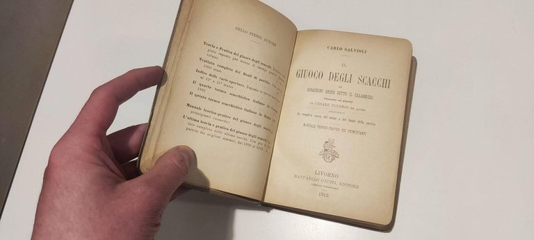 Il Giuoco Degli Scacchi