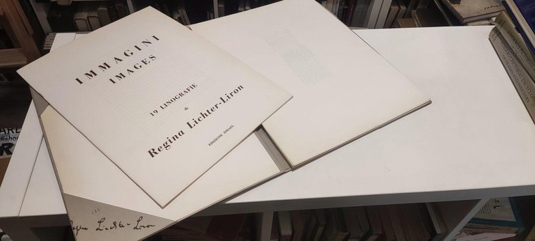 Immagini, Images 19 Linografie di Regina Lichter-Liron FIRMATO