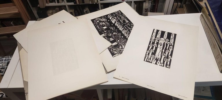 Immagini, Images 19 Linografie di Regina Lichter-Liron FIRMATO