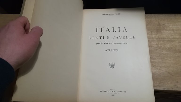 Italia genti e favelle 3 volumi e atlante