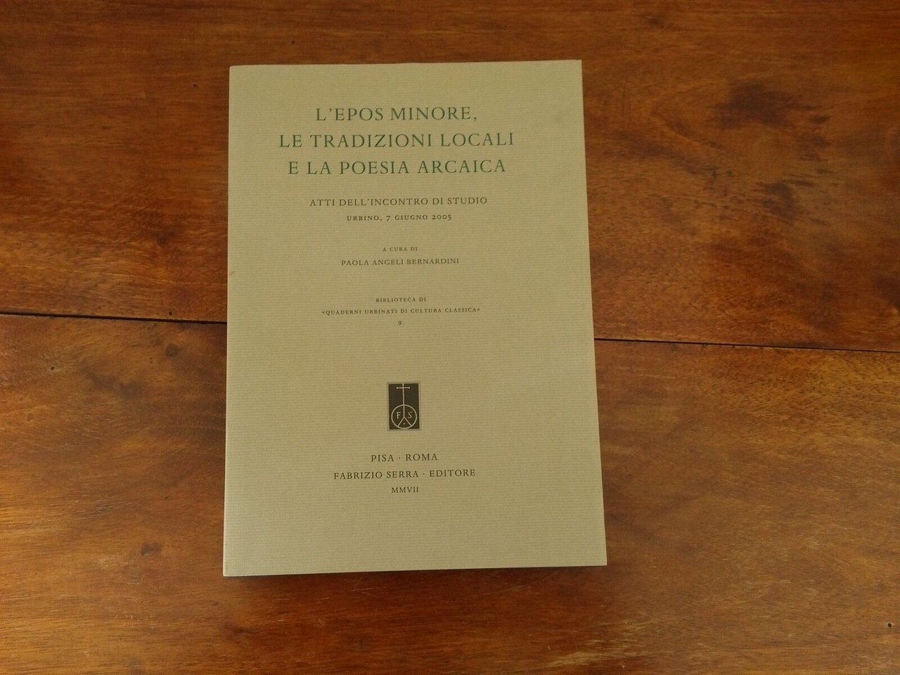 L'epos minore, le tradizioni locali e la poesia arcaica