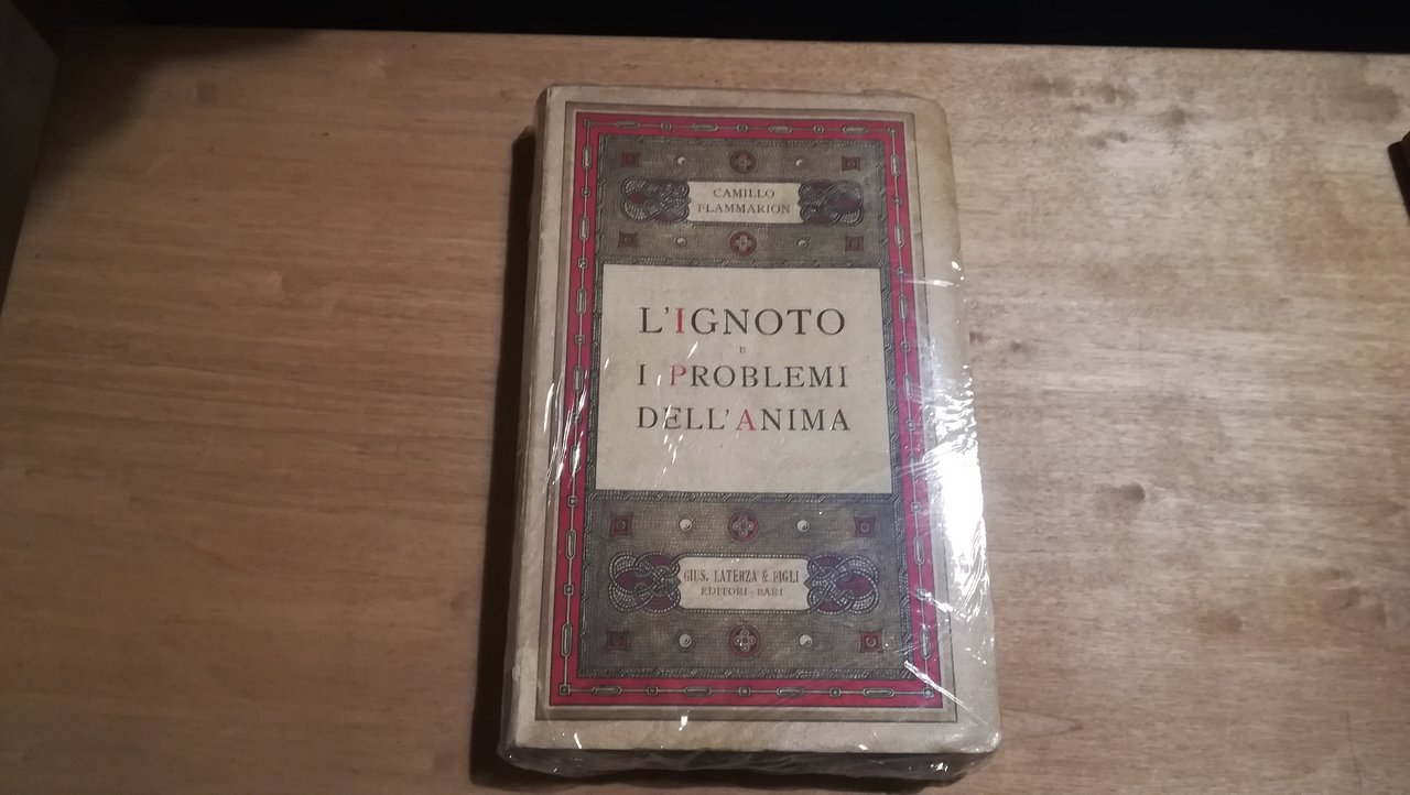 L'ignoto e i problemi dell'anima