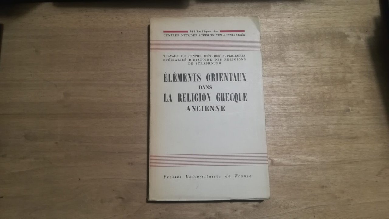 а‰lиments orientaux dans la religion grecque ancienne