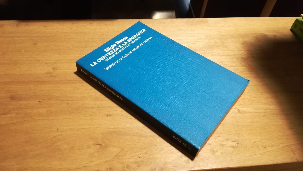 La certezza e la speranza