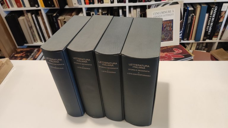 La letteratura italiana Storia e Geografia 4 volumi L'età Medievale, …