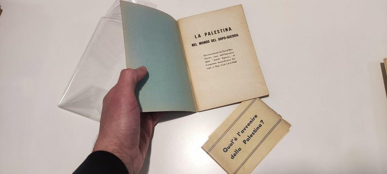 La Palestina nel mondo del dopo-guerra