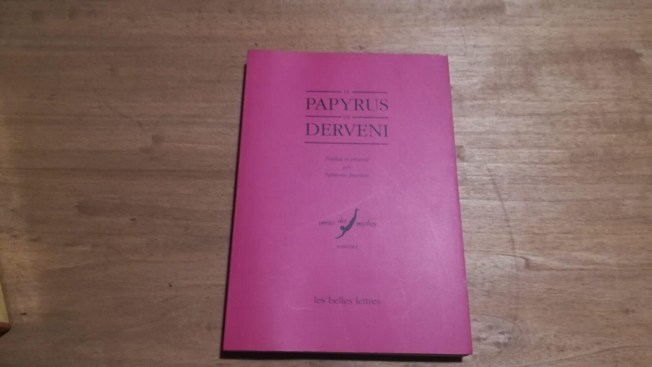 Le Papyrus de Derveni