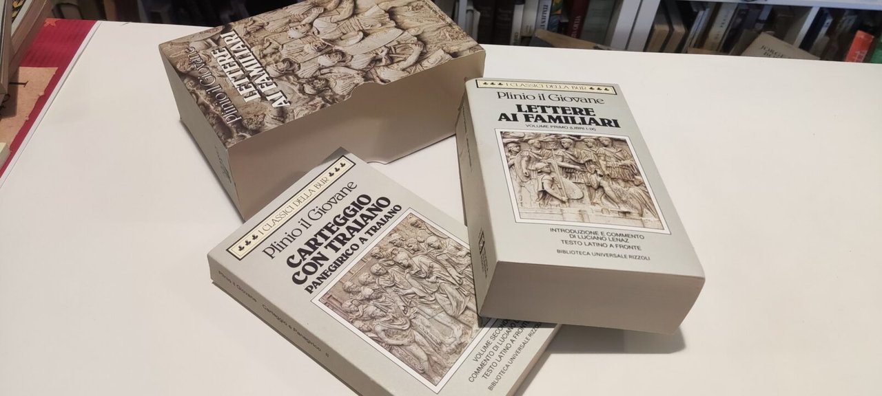 Lettere ai Familiari. Carteggio e Panegirico e Traiano (2 volumi)