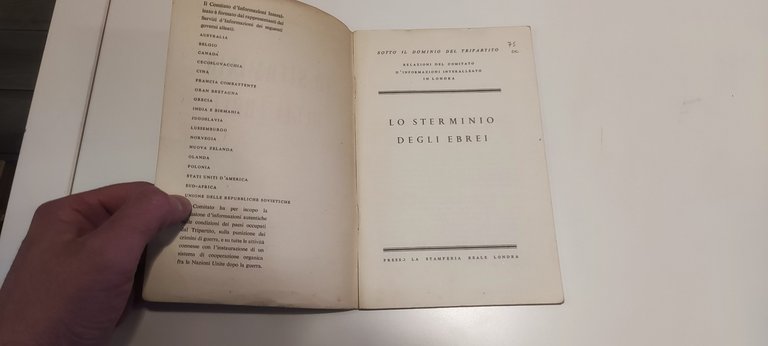 Lo sterminio degli ebrei - Relazioni del comitato d'informazioni interalleato … | Immagine Gallery 4